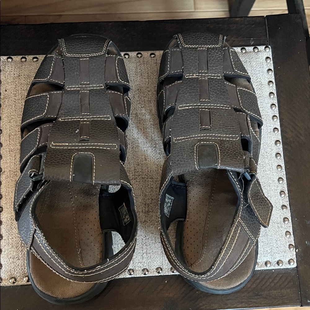 Men’s Dexter Brown Leather Sandals